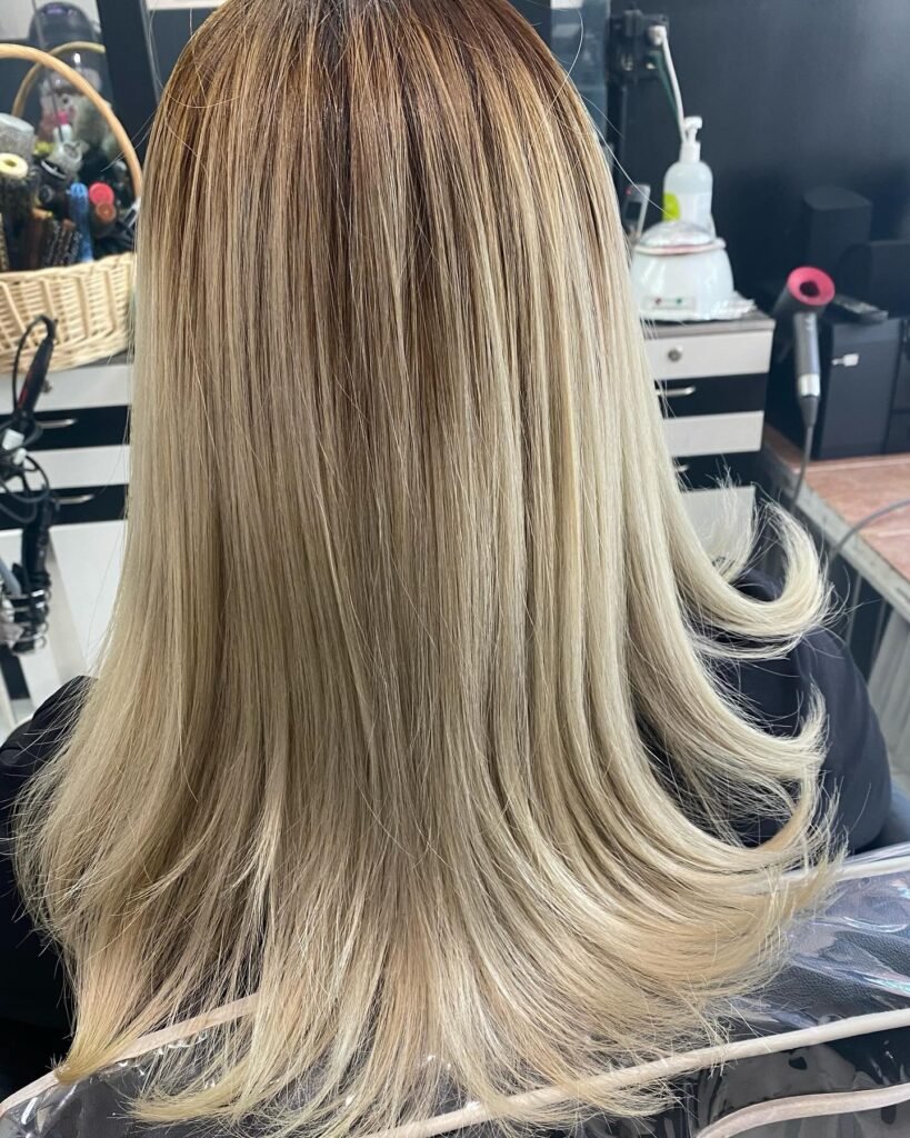 Satisfied clients enjoying professional hair services and beautiful results