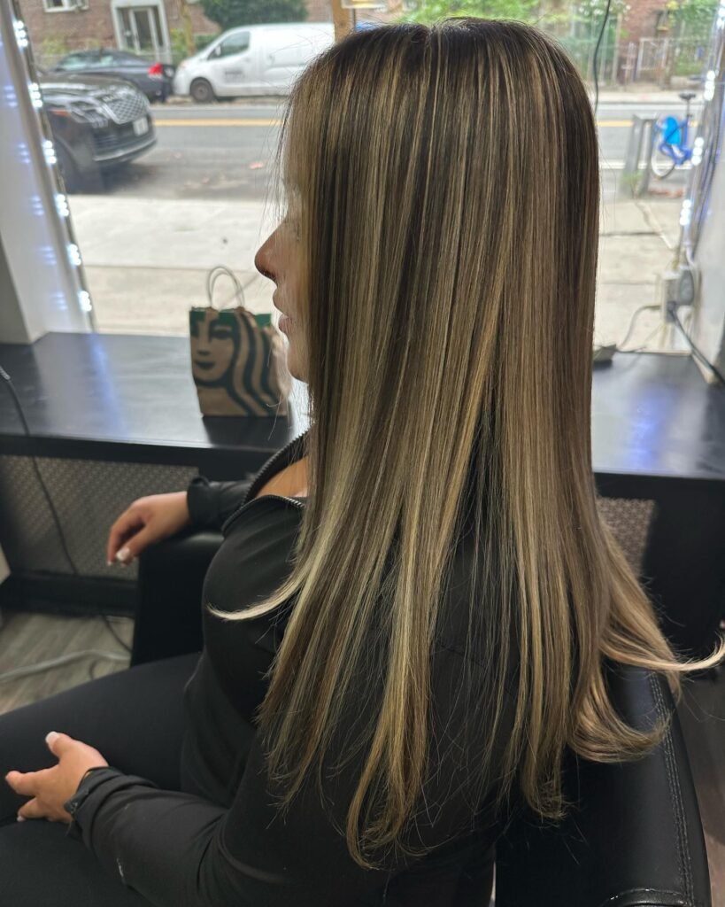 Satisfied clients enjoying professional hair services and beautiful results