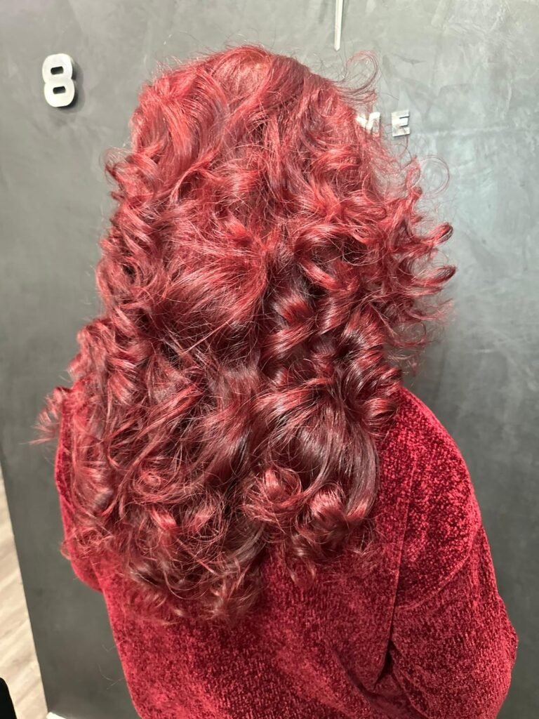 Satisfied clients enjoying professional hair services and beautiful results