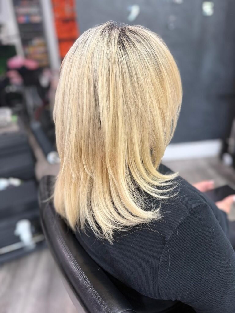 Satisfied clients enjoying professional hair services and beautiful results