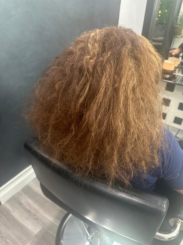 Satisfied clients enjoying professional hair services and beautiful results