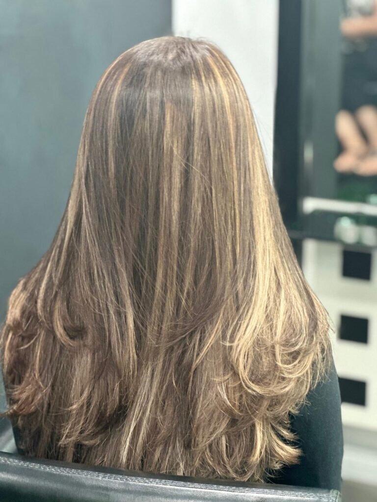 Satisfied clients enjoying professional hair services and beautiful results